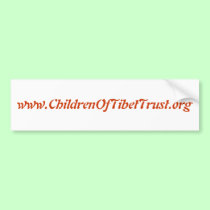 www.ChildrenOfTibetTrust.org bumper stickers by ChildrenOfTibet www.ChildrenOfTibetTrust.org bumper stickers