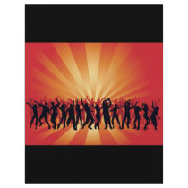 www_Garcya_us_dancing disco people vector Personalized Flyer
