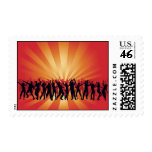 www_Garcya_us_dancing disco people vector Postage