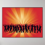 www_Garcya_us_dancing disco people vector Posters