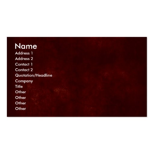 www.Garcya.us_rusted_red_seamless_3, Name, Addr... Business Card (front side)