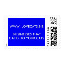 WWW.ILOVECATS.BIZ postage