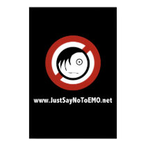 www.JustSayNoToEMO.net Poster posters