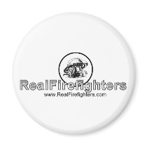 www.RealFirefighters.com Logo magnet by RealSlogans www.RealFirefighters.com Logo magnet