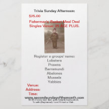 www.secondsundayofthemonth.com, Tri... Personalized Flyer