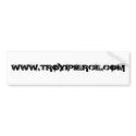 WWW.TROYIPIERCE.COM bumper stickers by yortmai WWW.TROYIPIERCE.COM bumper stickers