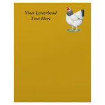 Wyandotte:  Columbian Hen Letterhead Template