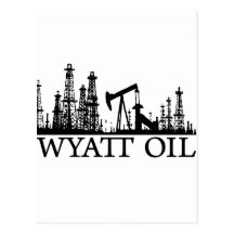 Wyatt Oil / Black Logo Post Cards