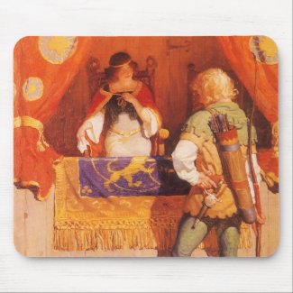 Wyeth's Robin Hood mousepad