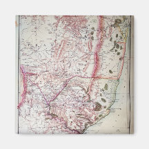 Wyld's Military Sketch of Zululand, 1879 Magnets