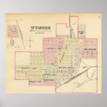 Wymore and Filley, Nebraska Poster