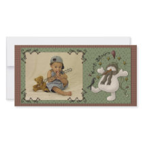 Wynter Blessin's Snowman Photo Card