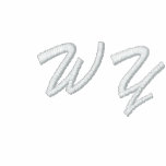 Wyoming Abbreviation Embroidered Hoodie