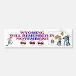 Wyoming - Anti ObamaCare, New Taxes & Spending Bumper Sticker