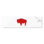 Wyoming Buffalo Bumper Stickers