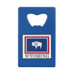 Wyoming Credit Card Bottle Opener