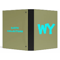 WYOMING EARTH COLLECTIONS BINDERS