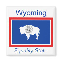 Wyoming Flag Magnet
