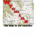 wyoming, hip, square, cowboy, state