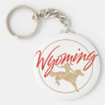 Wyoming Keychain