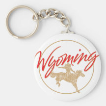Wyoming Keychain
