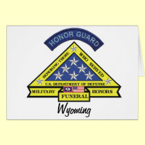 Wyoming Military Funeral Honors cards