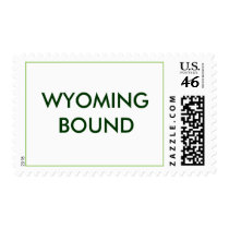 WYOMING POSTAGE STAMP by mcpressure WYOMING POSTAGE STAMP