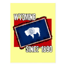 Wyoming, Since 1890 Postcard