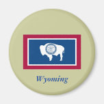 Wyoming State Flag Magnets