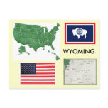Wyoming, USA Postcards