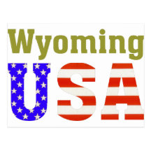 Wyoming USA! Postcards