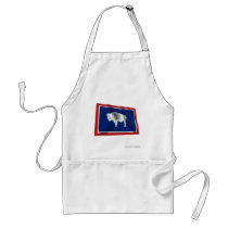 Wyoming Waving Flag Apron