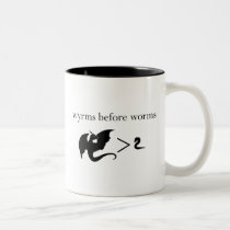 Wyrms Before Worms Mug mugs