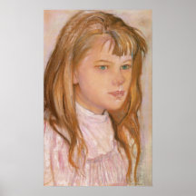 Wyspianski, Head of a Girl, 1895 (2) Print