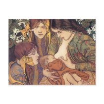 Wyspianski, Maternity, 1905 postcards