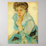 Wyspianski, Portrait of Leonowa Sternbachowa, 1904 Posters