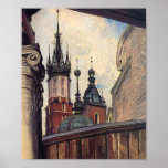 Wyspianski, The Towers of St Mary's Church, 1905 Poster