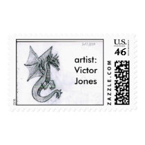 Wyvern dragon drawn by Victor Jones, age 12 postage by aimwolf Wyvern dragon drawn by Victor Jones, age 12 postage