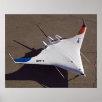X-48B Blended Wing Body unmanned aerial vehicle 4 Posters