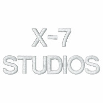 X-7 STUDIOS hoodie zip-up embroidered shirts