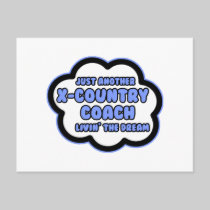 X-Country Coach .. Livin' The Dream Post Card