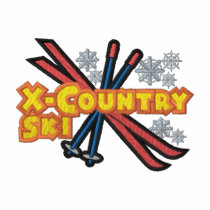 X-country Logo embroidered shirts by ZazzleEmbroidery X-country Logo embroidered shirts