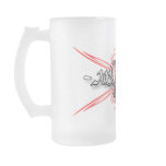 -x Frosted Mug 001 -  Tribal Skulls