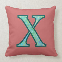 X Illuminated Monogram Pillows