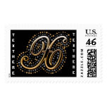 X-Initial Monogram  Please View Notes Postage Stamps