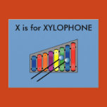 x, letter x, x words, xylophone, music,
