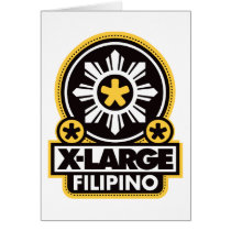 X-Large Filipino - Black cards