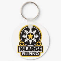 X-Large Filipino - Black keychains by visualnewbie X-Large Filipino - Black keychains