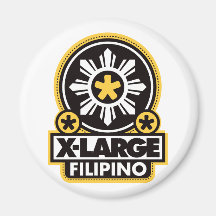 X-Large Filipino - Black Magnet