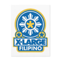 X-Large Filipino - Blue postcards by visualnewbie X-Large Filipino - Blue postcards